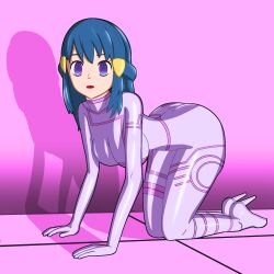  9zolwikame6 blue_hair dawn empty_eyes femsub large_breasts long_hair nintendo pokemon spiral_eyes 