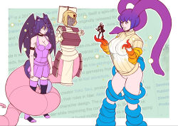 border character_request efalabrino female_only femsub multiple_girls see-through text