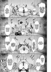 ahegao bottomless breasts cell_phone comic empty_eyes expressionless fellatio greyscale hard_translated heart huge_breasts kissing licking milf monochrome nude nurse oral penis ponytail scientist sex sonobe_ayako symbol_in_eyes tagme tawara_hiryuu text topless translated