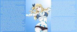bl___ank_(manipper) blonde_hair body_paint caption empty_eyes fairy_tail female_only femsub happy_trance lucy_heartfilia makeup manip symbol text white_skin
