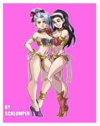  black_hair comic earrings female_only femsub glowing_eyes guila happy_trance harem_outfit headband high_heels hypnotic_eyes jericho long_hair opera_gloves pale_skin pink_eyes purple_hair schlumper see-through sexuality_change the_seven_deadly_sins unusual_pupils 