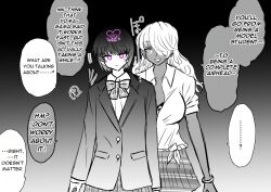  bimbofication corruption dark_skin femdom femsub gyaru happy_trance hard_translated heart_eyes original speech_bubble symbol symbol_in_eyes tattoo text yunhai 