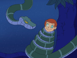 ben_10 coils disney gwen_tennyson kaa the_jungle_book zero2hero54