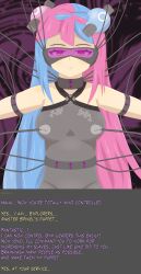 blue_hair corruption enemy_conversion femsub glowing hypnotic_screen iono_(pokemon) nasicampur32 nintendo pink_hair pokemon pokemon_(anime) pokemon_scarlet_and_violet tagme tech_control text visor