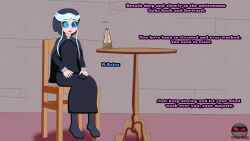  blue_eyes boots cape chair cloak disney dress femsub hood hypno_ninja metronome moon_butterfly open_mouth ring_eyes royalty signature silver_hair simple_background star_vs_the_forces_of_evil table text 