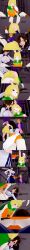 3d absurdres angry animal_ears blonde_hair blush bottomless brown_hair bunny_ears bunny_girl carrot carrot_(one_piece) censored closed_eyes clothed cyanstargazer dialogue english_text female_only femdom femsub furry hair_covering_one_eye multiple_girls multiple_subs one_piece orange_hair petting purple_eyes pussy red_eyes short_hair text vegapunk_lilith white_eyes whitewash_eyes