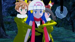 3d dawn empty_eyes femsub finalheart happy_trance hypno hypno_outfit may misty nintendo pendulum pokemon