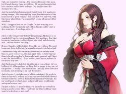  artist_request brown_hair caption caption_only domestication dorothea_arnault dress earrings femsub fire_emblem fire_emblem_three_houses green_eyes happy_trance hypnotic_smell large_breasts long_hair maledom monsieurchuchote_(writer) nintendo sexism simple_background text unaware white_background 