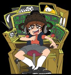  bill_cipher brain_drain dipper_pines disney dominica666 drool gravity_falls happy_trance headphones male_only malesub shota spiral spiral_eyes story symbol_in_eyes tech_control text western 