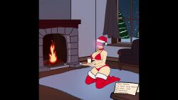 animated bell_collar choker christmas cookies drool happy_trance katsiika sound tagme text video visor your_character_here