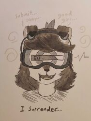  femsub furry happy_trance headphones progress_indicator tophatgoblin traditional visor 