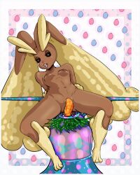  blackwidowx bottomless breasts bunny_girl dildo drool female_only femsub furry happy_trance lopunny nintendo nude open_mouth pokemon pokemon_(creature) pokephilia pussy pussy_juice sex_toy spiral_eyes symbol_in_eyes tongue tongue_out topless 