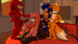  3d abs absurdres angel_the_hedgehog angela_the_hedgehog barefoot bottomless breasts brother_and_sister echidna_boy feet fellatio femsub fox_boy fox_ears fox_tail furry glasses hand_on_hip handjob happy_trance hedgehog_boy heterosexual incest kneeling knuckles_the_echidna large_breasts large_penis legs lipstick makeup malesub miles_tails_prower multiple_boys multiple_subs multiple_tails nipples nude open_mouth original penis red_lipstick sex sitting sitting_on_face sitting_on_lap smile sonic_the_hedgehog sonic_the_hedgehog_(series) sonicthebitch source_filmmaker spiralwash_eyes standing sub_on_sub tagme thighs threesome topless valentina_the_echidna_(sonicthebitch) 