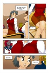  comic sailor_mercury sailor_moon_(series) school_uniform text wadevezecha 