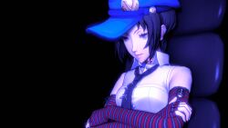  3d ahegao amateurthrowaway animated animated_gif breasts clothed femsub gloves glowing large_breasts maledom marie_(persona_4) minato_arisato open_mouth opera_gloves persona_(series) persona_3 persona_4 persona_4_golden short_hair sitting source_filmmaker spiral text tongue tongue_out 