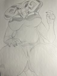  dalty eyelashes female_only femdom furry genderswap greyscale hand_on_hip hypnotic_eyes large_breasts lego_ninjago long_nails looking_at_viewer nipples pov_sub pussy scalie sharp_teeth skales_(ninjago) sketch snake_girl solo spiral_eyes tagme tail 