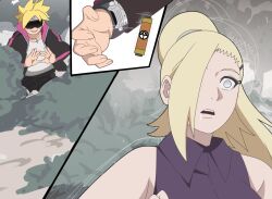 boruto_uzumaki empty_eyes femsub ino_yamanaka maledom naruto_(series) possession traner9 
