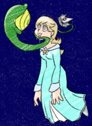 alien androgynous androgynous_dom blonde_hair breasts crown drool femsub happy_trance hypnotic_eyes jewelry large_breasts nintendo princess princess_rosalina spiral_eyes super_mario_bros. symbol_in_eyes tentacles vorp