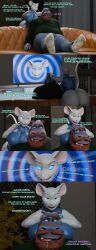 3d animal_ears beard blue_eyes comic dirty_feet drool femdom furry happy_trance harry_hippo_(hypnopotamus) hippo_boy huge_ass huge_breasts hypnotic_screen malesub mantra mesmer_mouse_(hypnopotamus) mouse_girl original purple_skin sequence smile socks spiral_eyes spiralwash_eyes subliminal symbol_in_eyes tail tech_control text thehypnopotamus tv