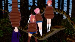  3d disney doki_doki_literature_club femsub happy_trance kaa long_hair monika natsuki_(doki_doki_literature_club) orange_hair pink_hair purple_hair sayori_(doki_doki_literature_club) shadow1333 short_hair snake the_jungle_book yuri_(doki_doki_literature_club) 
