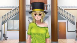 animated blonde_hair changer_(character) chien_vietnam clone empty_eyes femsub green_eyes humor maledom multiple_girls multiple_subs original sound top_hat video voice_acted