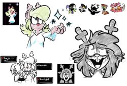  deer_girl deltarune expressionless femsub furry gerson_boom giraffe200 jevil kris_(deltarune) mad_mew_mew noelle_holiday red_eyes snowgrave spamton tagme text undertale whitewash_eyes 