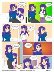  bin_(carlosfco) carlosfco comic dialogue failed_hypnosis femdom femsub kigi_(carlosfco) large_breasts nabs001_(colorist) original purple_hair text 