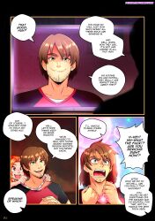 betrayal brown_hair comic hair_growth jewelry necklace speech_bubble text themightfenek transformation transgender