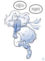  age_regression boots brain_drain captain_marvel dialogue diaper femsub hyrosdiaperdivas legs long_hair marvel_comics scat sketch spiral_eyes text 