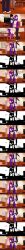  absurdres angry animal_ears anoni_(anoni_hypno) anoni_hypno awakening bent_over black_hair bunny_ears bunny_girl chicken closed_eyes clothed confused dialogue english_text fake_animal_ears femsub hair_covering_both_eyes heart heart_pasties long_hair maledom nude one_eye_open original pasties purple_eyes purple_hair reverse_bunnysuit short_hair spanking spiral spiral_eyes symbol_in_eyes text trance_break 