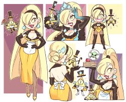  aged_up bill_cipher blonde_hair boots breasts corruption disney evaroze female_only femsub gravity_falls happy_trance hat high_heels magic multiple_views open_mouth pacifica_northwest possession smile thigh_boots western 