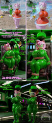 3d amy_rose femsub helmet jimmy_neutron_(series) large_breasts rouge_the_bat sonic_the_hedgehog_(series) spiral_eyes tech_control text thehypnopotamus yolkian