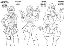  astrid_hofferson before_and_after bimbofication bracers braid brain_drain breast_expansion breasts circlet cleavage dialogue female_only femsub greyscale hand_on_hip hinata-hime how_to_train_your_dragon huge_breasts large_breasts large_hips lip_expansion long_hair long_nails miniskirt navel necklace ponytail seductive_smile sexually_suggestive simple_background simulated_handjob sketch skirt smile standing text thighhighs transformation white_background wide_hips 