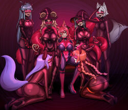  anno_(anno) ass black_hair brown_hair cameltoe drool femdom futasub glasses glowing_eyes grey_hair happy_trance hat high_heels kanani_(mamaclockie) kneeling long_hair malesub mask mina_morgan_(somebodyiusedtohypno) multiple_girls multiple_subs orange_hair original penis porniky purple_hair red_eyes red_hair saluting snow_(snowylight) tail tongue tongue_out viltai_(viltai) visor white_hair 