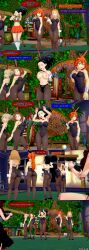   3d ass black_hair blonde_hair body_control brown_hair bunny_ears bunny_girl bunnysuit camie_utsushimi cheerleader dialogue femdom femsub himiko_toga hypnotized_walking itsuka_kendo kiro_(artis) momo_yaoyorozu multiple_girls multiple_subs my_hero_academia nipples ochaco_uraraka orange_hair smile text unhappy_trance 