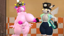 3d adventure_time cartoon_network femsub furry glasses gloves happy_trance helmet large_breasts maledom nintendo nipple_play nipples original pikachu pikachugamer52 pink_hair pink_skin pokemon pokemon_(creature) princess_bubblegum pussy smile tail tech_control thick_thighs top_hat watermark