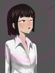  black_hair dazed drool femsub hypnotic_beam keet4tensei limbus_company red_eyes ryoshu_(limbus_company) 