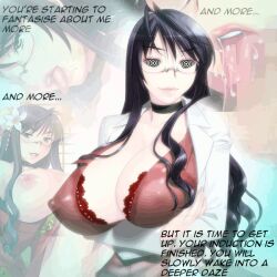  animated animated_eyes_only animated_gif breasts caption character_request danni68_(manipper) fellatio femdom glasses hypnotic_eyes kimono large_breasts looking_at_viewer manip penis pov pov_sub teacher text 