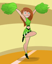  cheerleader female_only femsub green_eyes happy_trance kim_possible kim_possible_(series) microchip navel noor69 red_hair small_breasts 