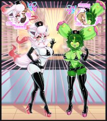  barcode beard bimbofication bimbovaporeon blonde_hair brain_drain brown_hair choker cleavage consensual eye_roll eyeshadow femsub fox_girl furry gloves green_hair green_skin hand_on_hip high_heels hisuian_zorua hourglass_figure huge_breasts large_ass large_breasts large_hips latex lipstick looking_at_viewer malesub maractus micro_bikini multiple_girls multiple_subs navel nintendo open_mouth opera_gloves pink_lipstick plant_girl pokemon pokemon_(creature) prostitution short_hair simulated_handjob smile standing steam tattoo tech_control text thigh_boots thighhighs transformation transgender uniform white_hair white_skin yellow_eyes zorua 