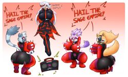 animal_ears ass blaze_the_cat cat_girl clothed female_only femdom femsub furry happy_trance hypnotic_music lemur_girl quickcast sage_(sonic_frontiers) smile sonic_the_hedgehog_(series) squatting symbol_in_eyes tangle_the_lemur tech_control tongue twerk whisper_the_wolf white_hair wolf_girl