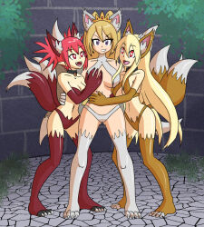 cat_girl disgaea etna femdom femsub flonne happy_trance mythkaz nekomata_(disgaea) transformation