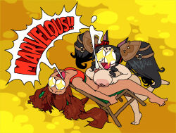 bottomless happy_trance horse_girl marvelous_sunday mind_break nice_nature nude sarah_succubus symbol_in_eyes tagme uma_musume very_long_hair