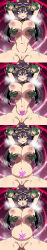  absurdres androgynous_dom arms_above_head brain_control_(yu-gi-oh!) breasts crotch_tattoo femsub groping heart_eyes i:p_masquerena iisuimin555 large_breasts long_hair nipples nude phantom_hand pregnant pussy spiral_background spiralwash_eyes symbol_in_eyes tagme yu-gi-oh! 