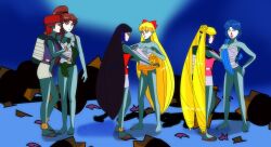 corruption dressing female_only femdom femsub fundoshi mugenbine sailor_jupiter sailor_mars sailor_mercury sailor_moon sailor_moon_(series) sailor_venus sarashi transformation yuri
