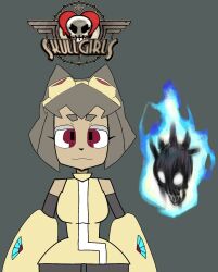  brown_hair bryanfenixgod3 cat_girl femsub gameoverse kit_bodega_(gameoverse) skull skullgirls tagme 