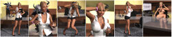 3d absurdres ass bikini blonde_hair blue_skin boots bracelet breast_expansion breasts character_request cleavage comic corruption demon demon_girl erect_nipples femdom femsub happy_trance high_heels horns huge_breasts jewelry milf miniskirt monster_girl navel open_mouth original possession red_eyes red_lipstick sequence sitriabyss skirt tail thigh_boots transformation white_hair wings