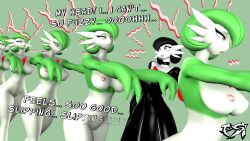 3d asura_(psikokinetic) breasts crossed_eyes female_only femsub furry gardevoir green_background mass_hypnosis multiple_girls multiple_subs nintendo nipples original pokemon pokemon_(creature) psikokinetic simple_background tagme text unfocused_eyes zombie_walk