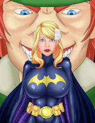batgirl batman_(series) blonde_hair breasts dc_comics femsub large_breasts long_hair neo-izayoi super_hero western