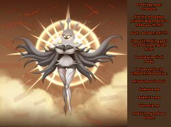  breasts caption corruption elfdrago female_only femdom flesh_(manipper) furry goddess hollow_knight_(series) manip moth_girl pov pov_sub radiance_(hollow_knight) text 